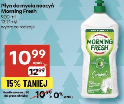 Płyn do mycia naczyń Morning Fresh 900 ml promocja w Delikatesy Centrum
