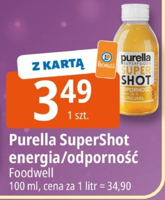 Purella SuperShot energia/odporność Foodwell promocja w Leclerc