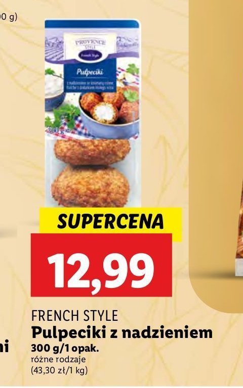 Pulpeciki w stylu prowansalskim French style promocja