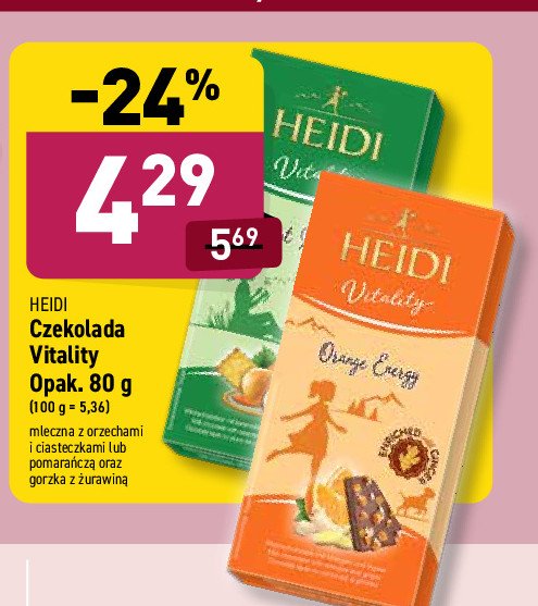 Czekolada pomara艅czowa Heidi promocja