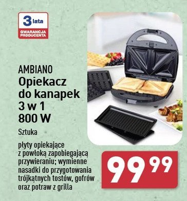 Opiekacz do kanapek promocja