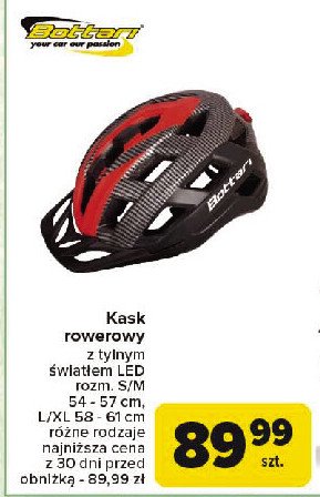 Kask rowerowy m Bottari promocja w Carrefour