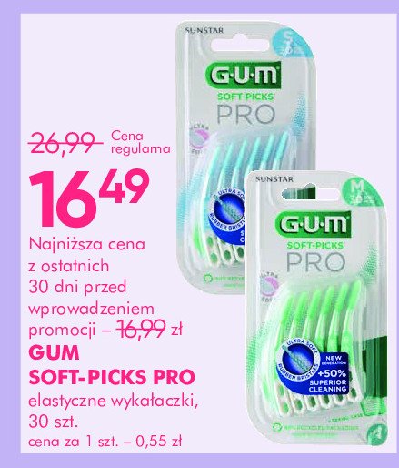 Szczoteczki międzyzębowe soft-picks G.u.m promocja