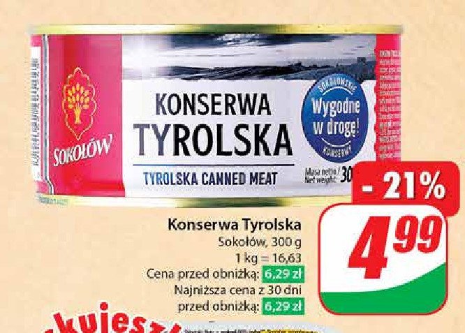 Konserwa tyrolska Sokołów promocja