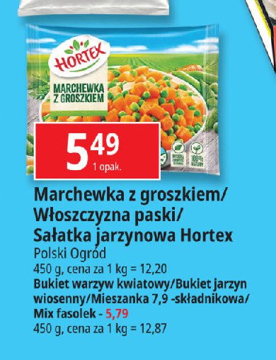 Mix fasolek Hortex promocja w Leclerc