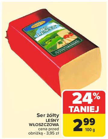 Ser leśny Włoszczowa promocja w Carrefour Market