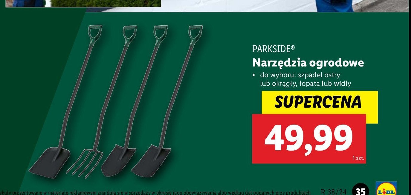 Łopata Parkside promocja w Lidl