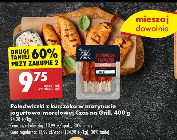 Polędwiczki z kurczaka w marynacie jogurt-mango Czas na grill promocja