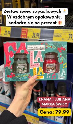 Zestaw świec zapachowych promocja w Kaufland