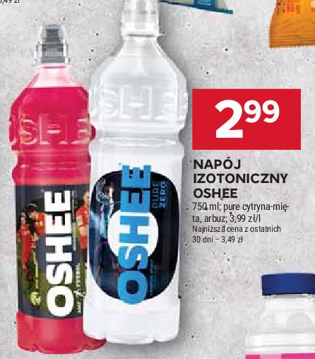 Napój zero Oshee pure promocja w Stokrotka