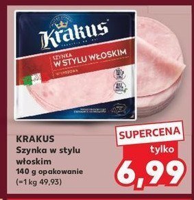 Szynka w stylu włoskim Krakus animex promocja