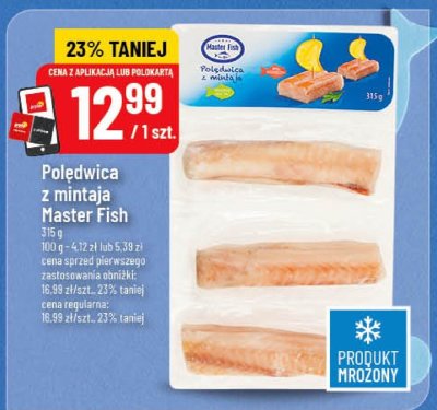 Poledwica z mintaja Master Fish promocja w POLOmarket