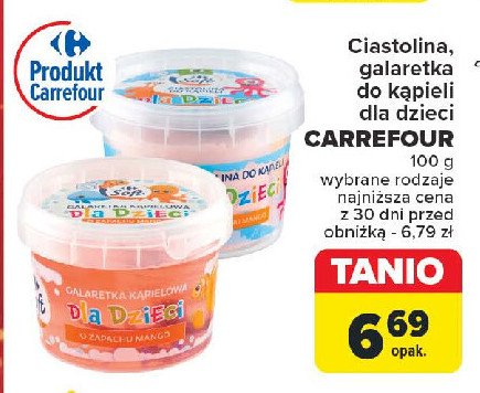 Galaretka do kąpieli pomarańczowa Carrefour soft promocja w Carrefour Market