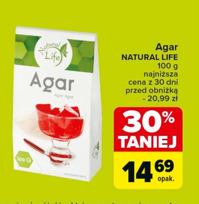 Agar NATURAL LIFE promocja