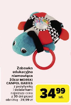 Zabawka edukacyjna żółty żółw morski Canpol babies promocja