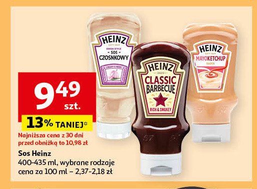 Sos barbecue classic Heinz promocja