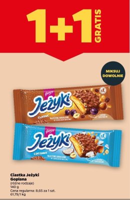 Ciastka Jeżyki Goplana Classic / Coconut (różne rodzaje) promocja w Netto