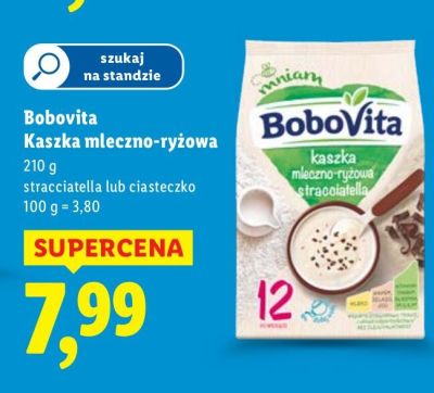 Kaszka mleczno-ryżowa stracciatella  promocja w Lidl