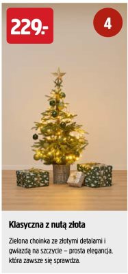Choinka Klasyczna z nutą złota promocja w Jula