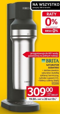 Saturator do wody Brita promocja w Selgros