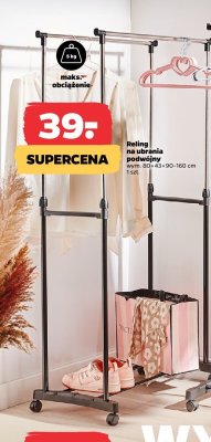 Reling na ubrania podwójny promocja w Netto