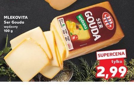 Ser gouda wędzona Mlekovita promocja