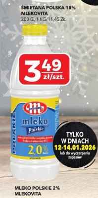 Mleko polskie 2% Mlekovita promocja