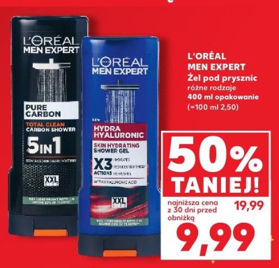 Żel pod prysznic Men Expert różne rodzaje promocja w Kaufland
