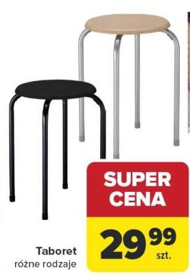 Taboret różne rodzaje promocja w Carrefour