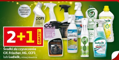 Środki do czyszczenia Cif, Frischer, HG, CCFI lub Ludwik, miksuj dowolnie promocja w Auchan