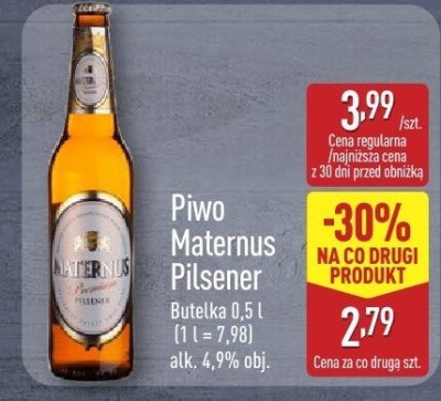 Piwo Maternus Pilsener promocja w Aldi