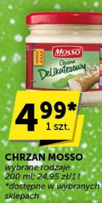 Chrzan Mosso wybrane rodzaje promocja w Groszek