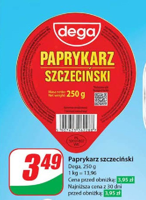Paprykarz szczeciński Dega promocja w Dino