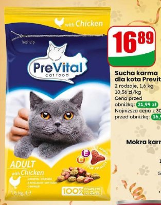 Karma dla kota sucha 2 rodzaje promocja w Dino