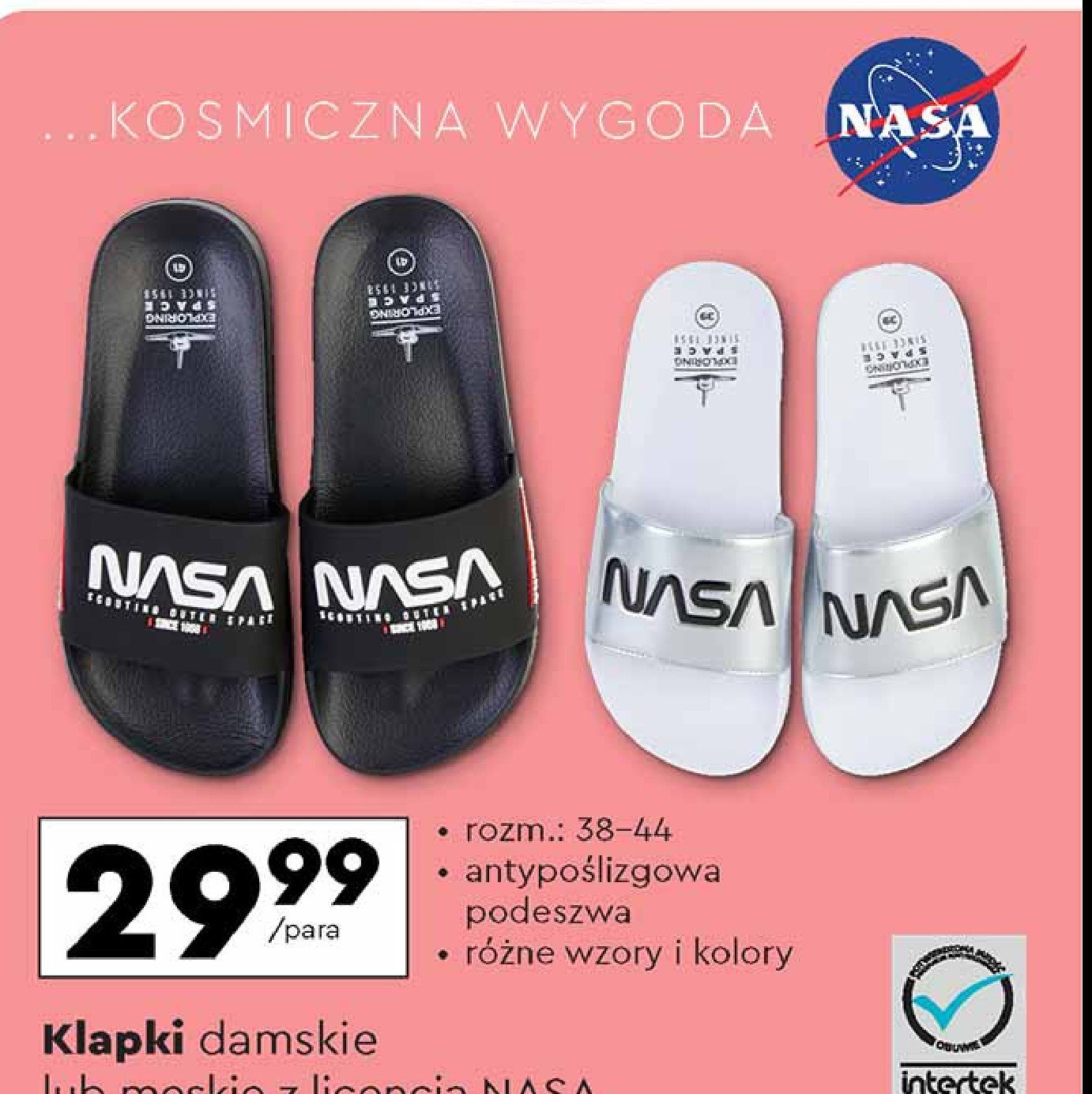 Klapki damskie nasa promocja