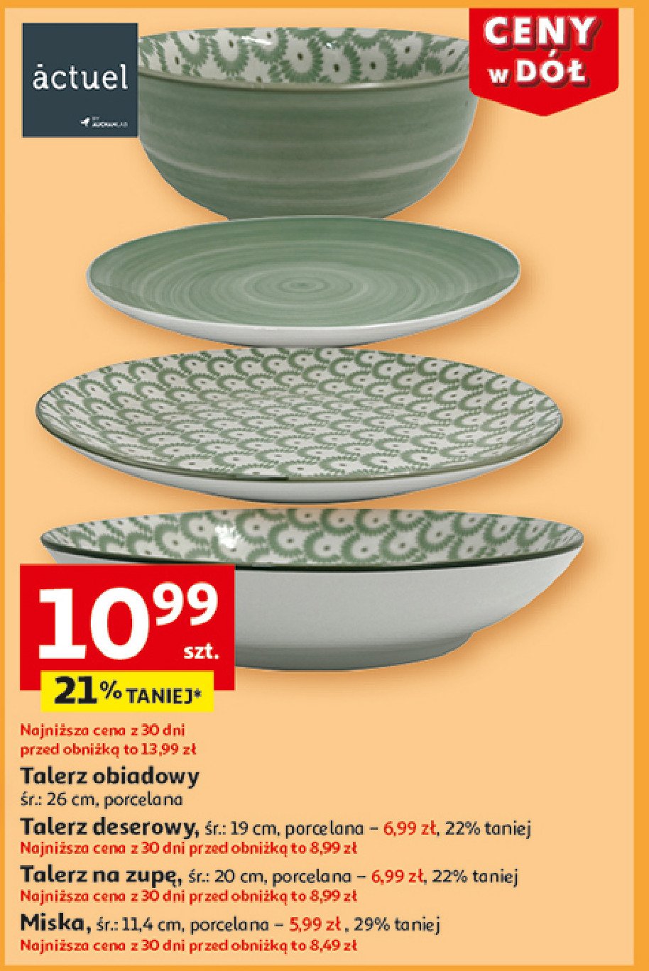 Talerz deserowy 19 cm Actuel promocja w Auchan