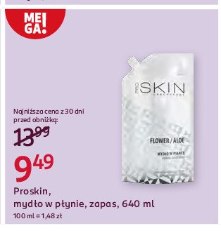 Mydło w piance flower/aloe PRO SKIN promocja w Rossmann