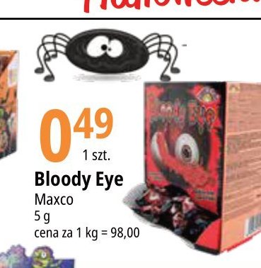 Bloody eye Maxco promocja
