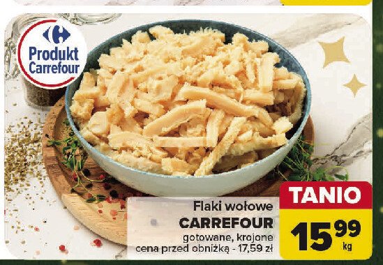 Flaki wołowe Carrefour promocja