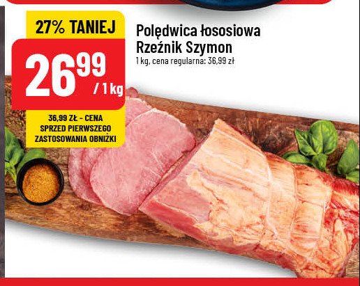 Polędwica łososiowa Rzeźnik szymon poleca promocja