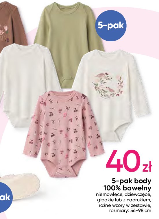Body niemowl臋ce d艂ugi r臋kaw 56-98 cm promocja
