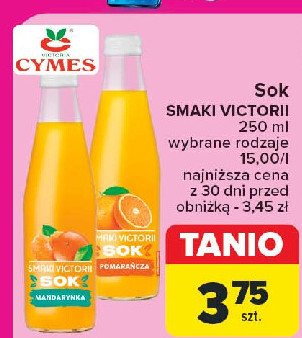 Sok mandarynkowy Cymes świeże soki promocja