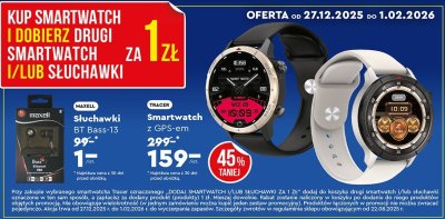 Smartwatch z GPS-em promocja w Biedronka