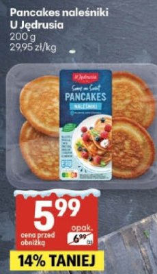 Pancakes naleśniki U Jędrusia promocja w Delikatesy Centrum