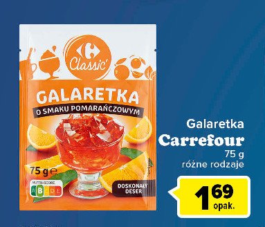 Galaretka pomarańczowa Carrefour promocja