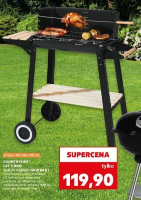 Grill na k贸艂kach ggw 84 b1 84 x 86 x 45 cm K-classic let's bbq promocja