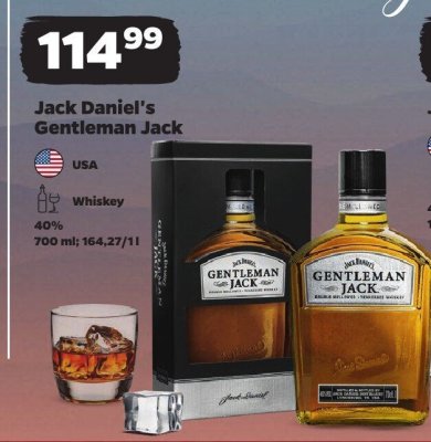 Whisky Jack Daniel's Gentleman Jack promocja w Netto