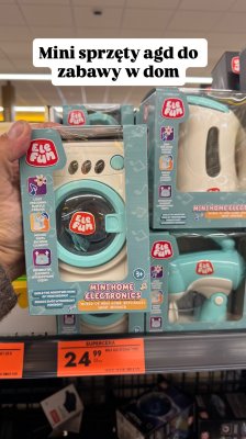 Mini sprzęty AGD do zabawy w dom promocja w Biedronka