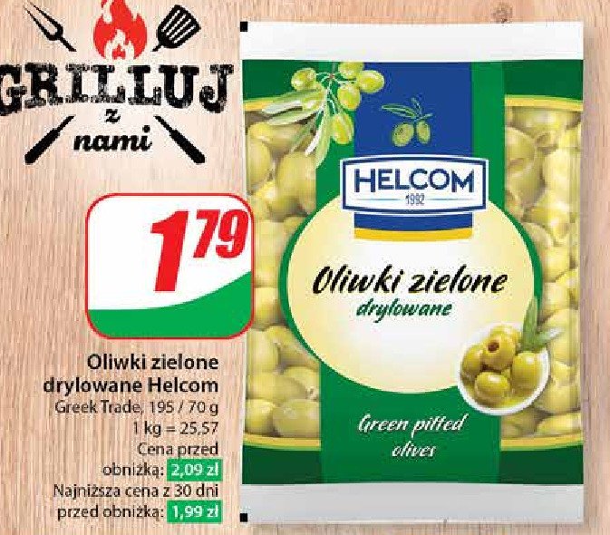 Oliwki zielone drylowane Helcom promocja