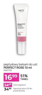 Peptydowy balsam do ust PERFECT ROSE  promocja w NEONAIL & NEO MAKE UP
